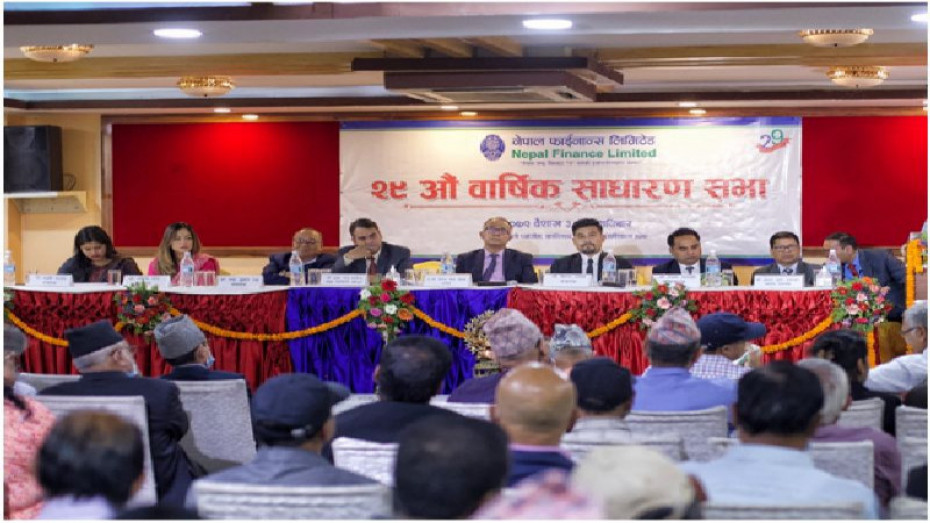 नेपाल फाइनान्सको वार्षिक साधारण सभा सम्पन्न,५ सञ्चालक निर्वाचित