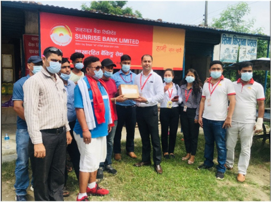 सनराइज बैंकद्वारा ३ वटा शाखारहित बैंकिङ सेवा विस्तार