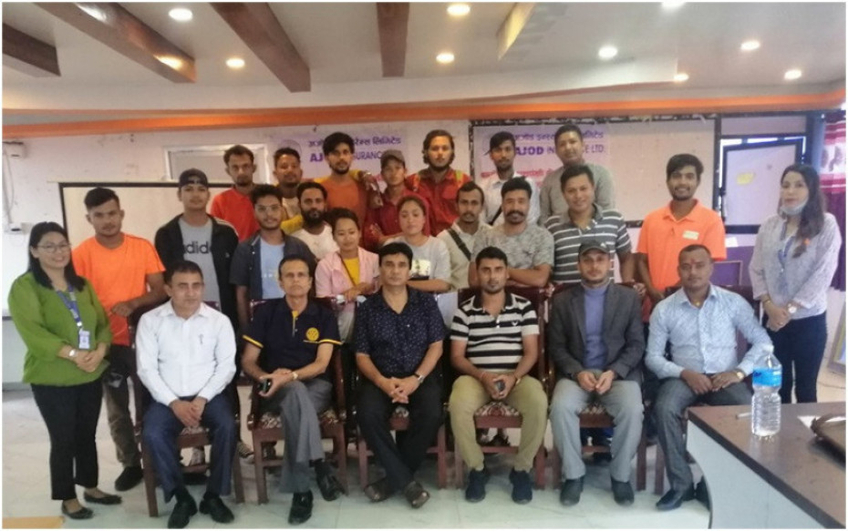 अजोड इन्स्योरेन्सद्वारा कर्मचारी र बीमा अभिकर्तालाई तालिम प्रदान