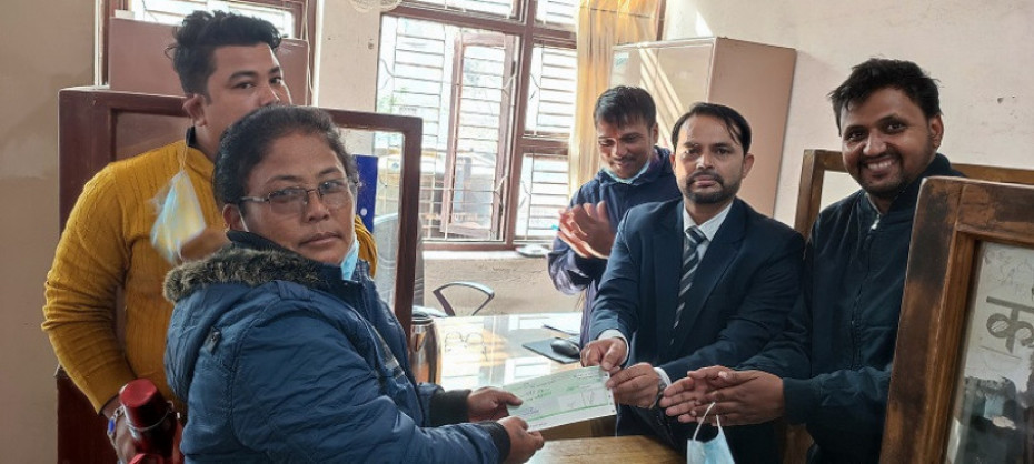 नागरिक लगानी कोषद्वारा रु.१.६८ करोड कोभिड मृत्यु भुक्तानी