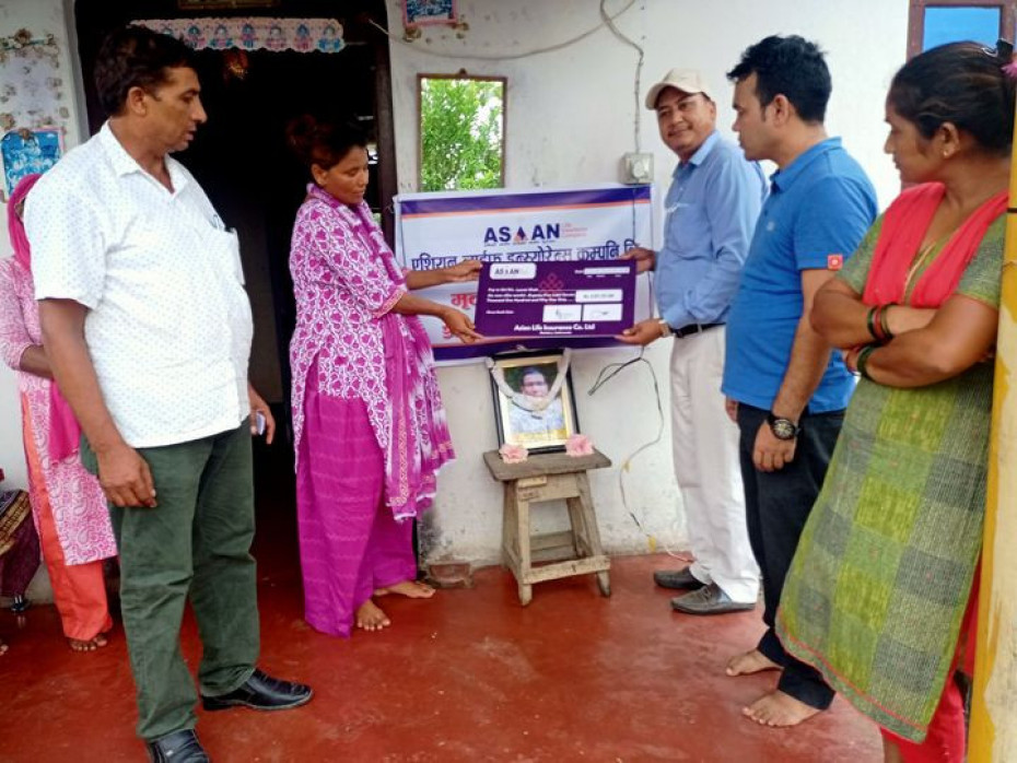 एशियन लाइफ इन्स्योरेन्सद्वारा मृत्यु दाबी भुक्तानी