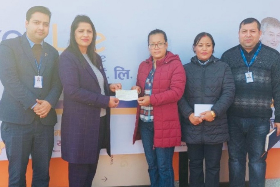 सिटिजन लाइफद्वारा रु.१५.५० लाख मृत्यु दाबी भुक्तानी